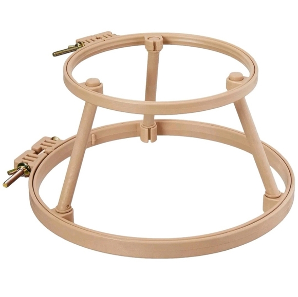 Morgan Lap Stand Combo 7" & amp 10" Hoops 266 Sewing Crafting Stitching - Picture 3 of 4
